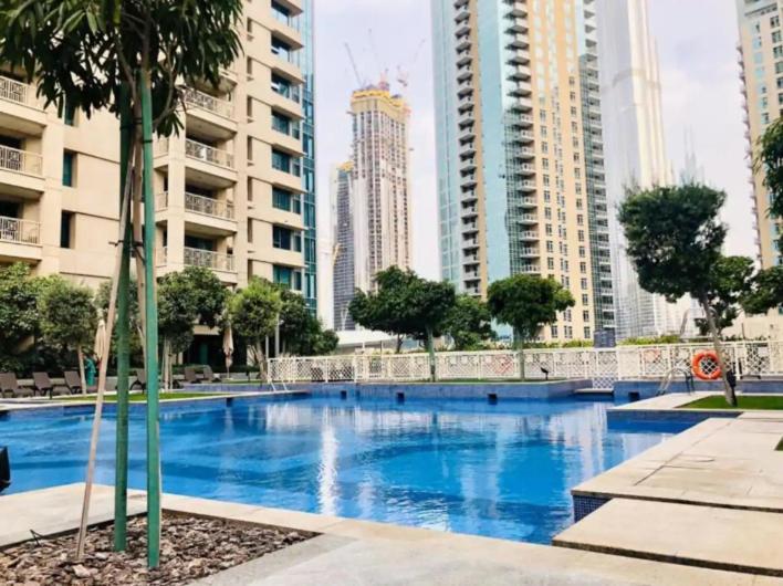 Nasma Luxury Stays - Fancy Apartment With Balcony Near Burj Khalifa Dubai Ngoại thất bức ảnh